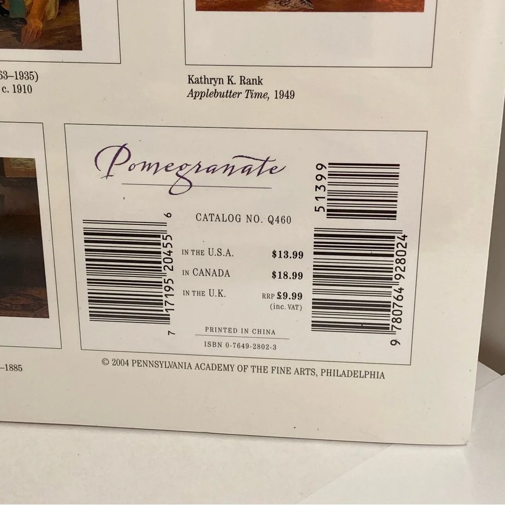 Women’s Work 2005 Calendar Pomegranate painting prints Pennsylvania Academy Art